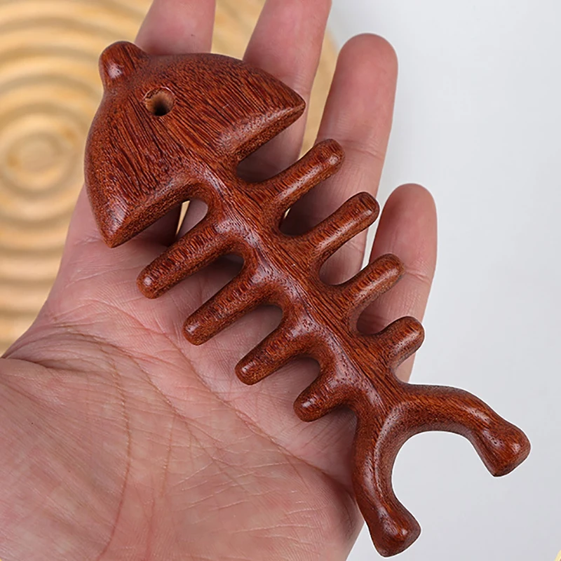 Массажная расческа Meridian массажный инструмент в форме рыбьей кости