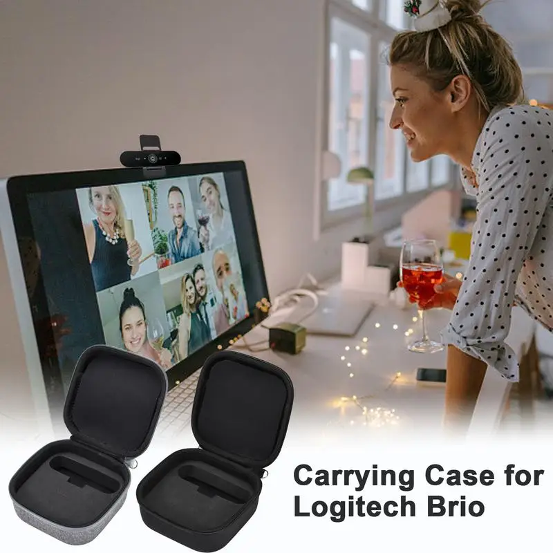 Портативная сумка для хранения вебкамеры жесткая сменная EVA Logitech Brio