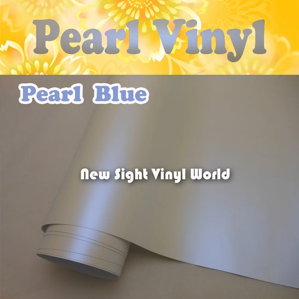 

Premium Satin Pearl Blue Car Vinyl Matte Pearl Blue Car Wrap Air Free Bubble Vehicle Wraps Size:1.52*20M/Roll (5ft x 65ft)