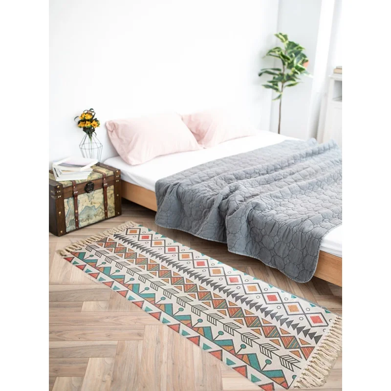 

Homhi богемный ковер с бахромой, ковры для спальни, богемный домашний декор, декор для салона, домашний ковер для гостиной