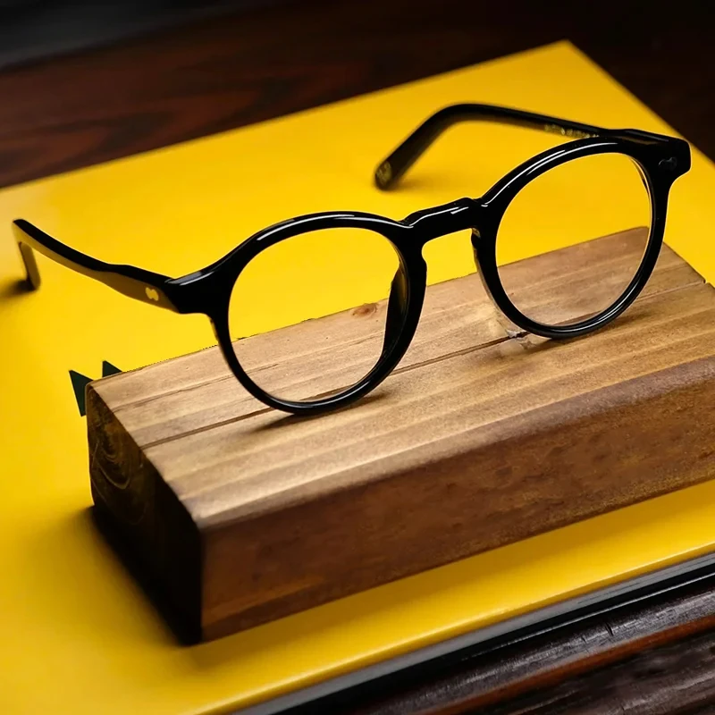 Японская оправа для очков ручной работы MILTZEN круглая стеклянные ретро-женские