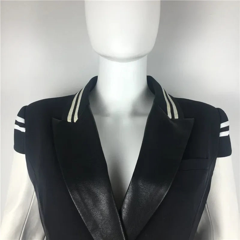 Высокое качество большие размеры 2024 осенне-зимний женский пиджак пальто с