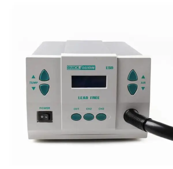 QUICK 861DW Heat Gun Lead-Free Hot Air Welding Station Hairdryer Soldering Rework 1000W