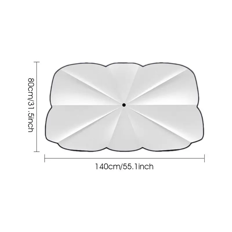 Складной зонт на лобовое стекло автомобиля УФ-защита для защита от солнца с