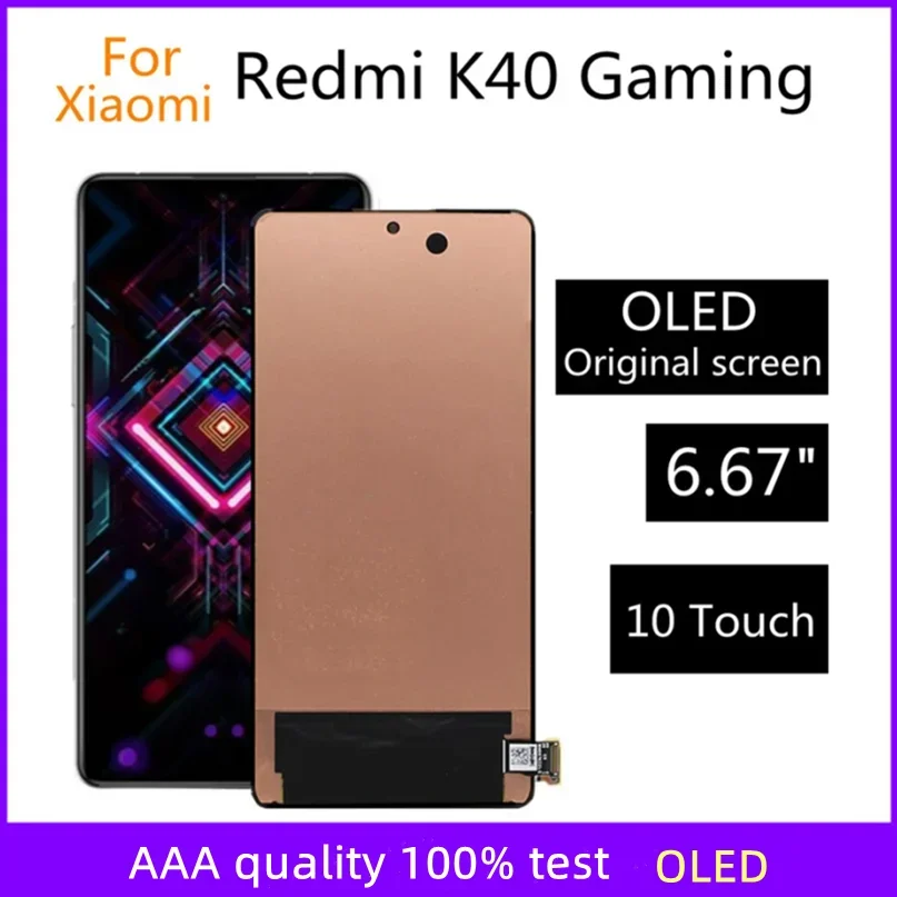 

ЖК-дисплей с сенсорной панелью и дигитайзером в сборе для Xiaomi Redmi K40