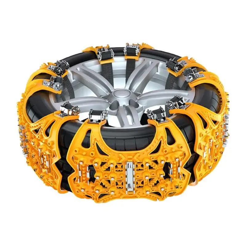 

Противоскользящие цепи для автомобилей, устойчивые к атмосферным воздействиям и прочные защитные цепи для зимних шин, простые в использова...