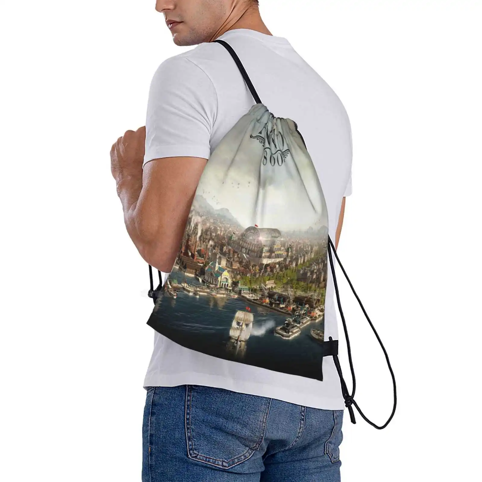 Anno 1800 плакат 2023 горячая Распродажа школьный рюкзак модные сумки анно1800 политика