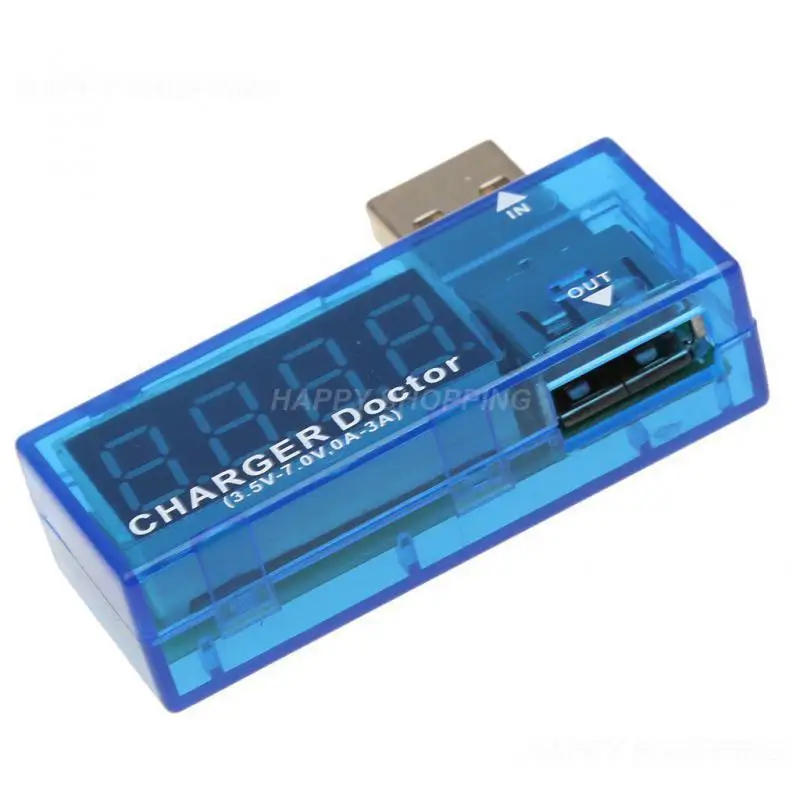

USB Current Voltage Tester Voltmeter Ammeter LCD Digital Display Power Battery Capacity Tester Measurement USB Charge Indicator