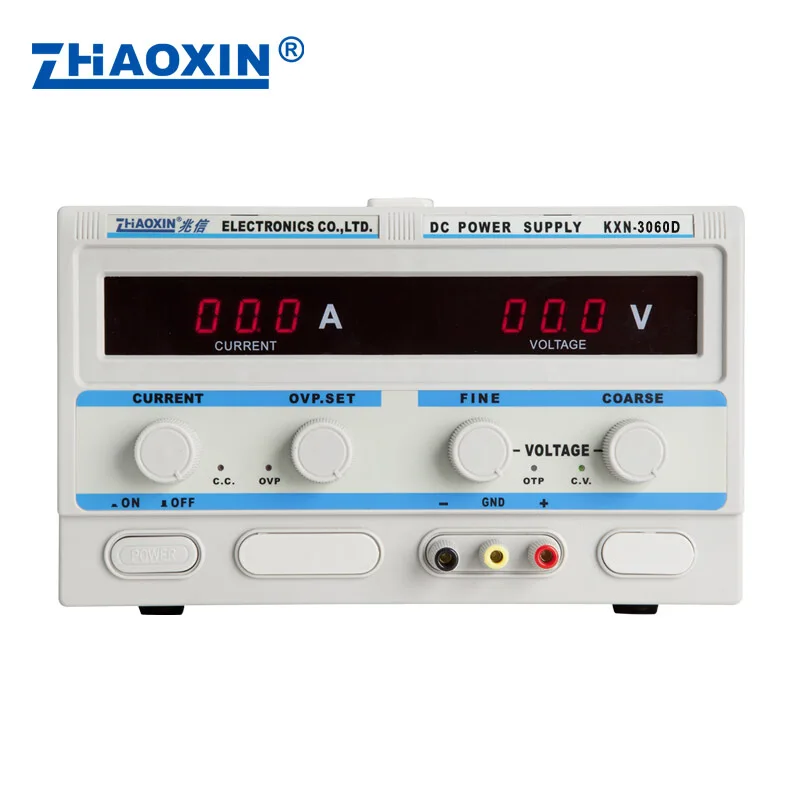 

Оригинальный Zhaoxin KXN-3050D KXN-3060D высокомощный источник питания с постоянным током, регулируемый, 30 В, 50 А, 60 А