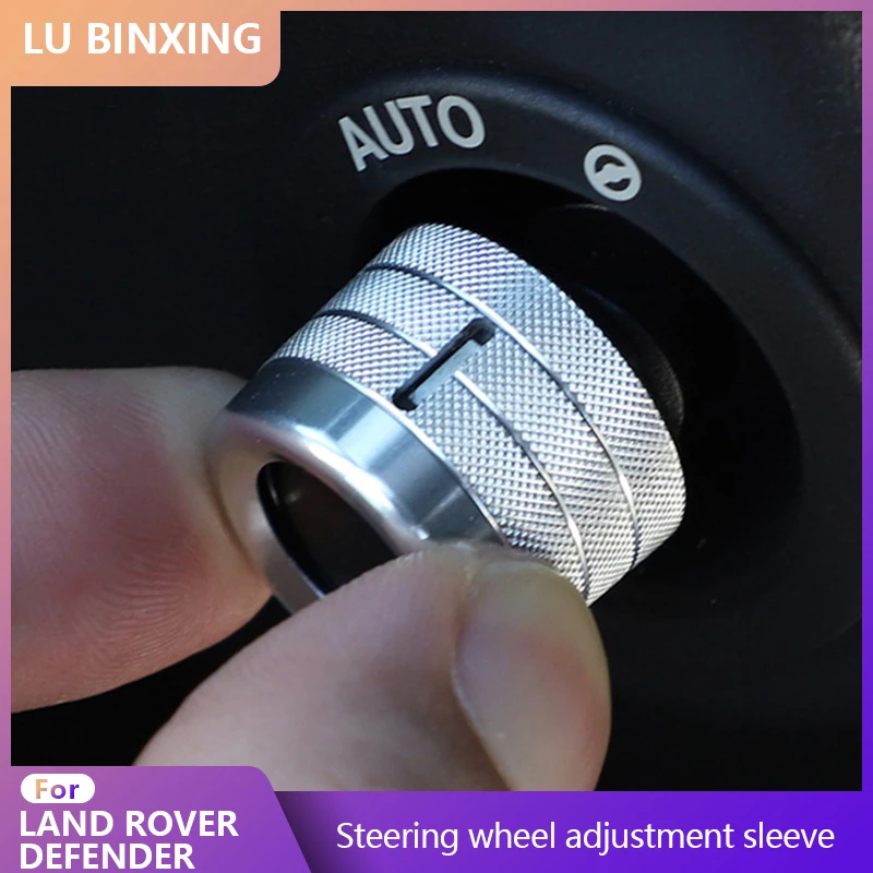 

For 2020-2022 Land Rover defender 110/90 L663 Steering Wheel Adjusting Ring Center Console Cigarette Lighter Switch Cover Trim