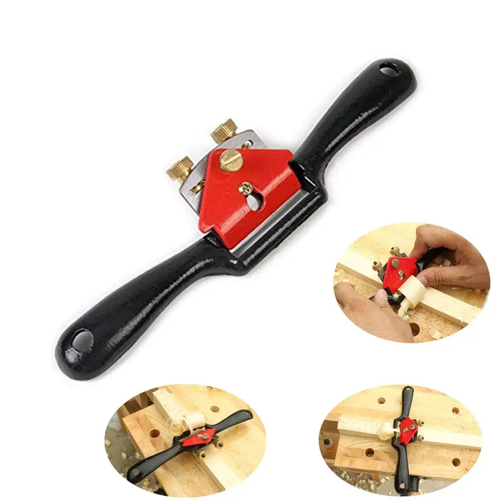 

Adjustable SpokeShave with Flat Base, Metal Blade Wood Working Hand Tool Perfect for Wood Craft, Wood Craver, Wood Working