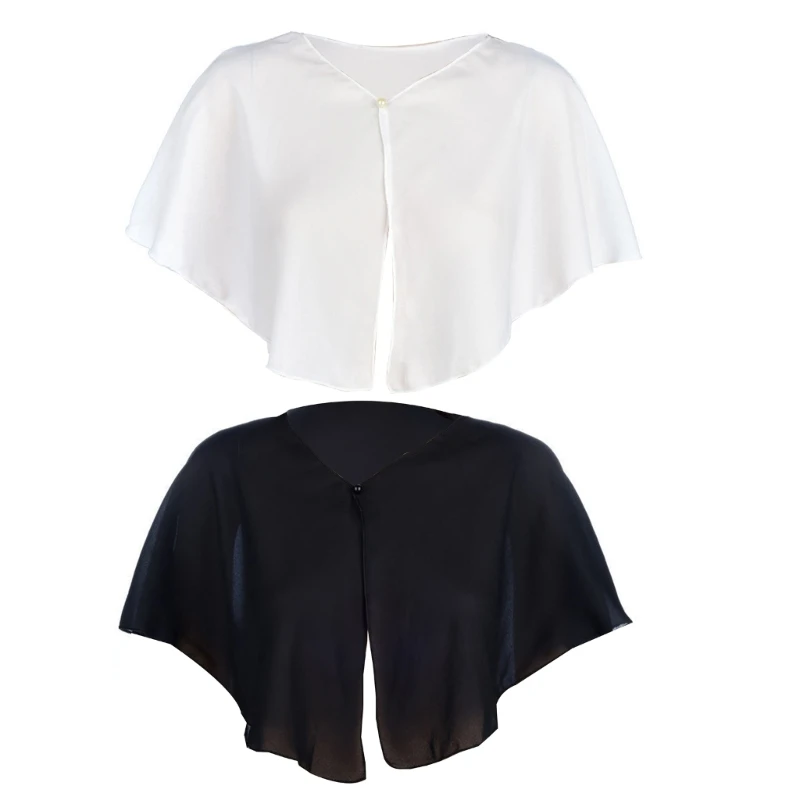 

652F женские короткие шифоновые накидки для платьев, летние кимоно, кардиган, 3/4