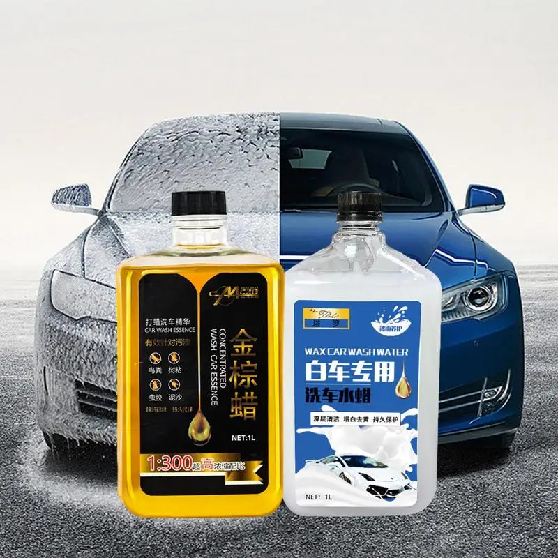 

1L Car Wash Soap Concentrated Foam Cleaner Liquid Glass Decontamination Coating Glazing Polishing Wax Shining Accessories
