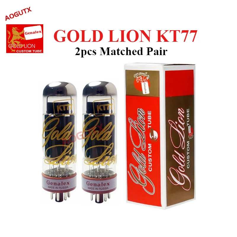 Фото GOLD LION KT77 Вакуумная лампа HIFI Аудиоклапан Замена KT66 KT88 EL34 6CA7 5881 Комплект электронного лампового усилителя DIY соответствует HIFI №2