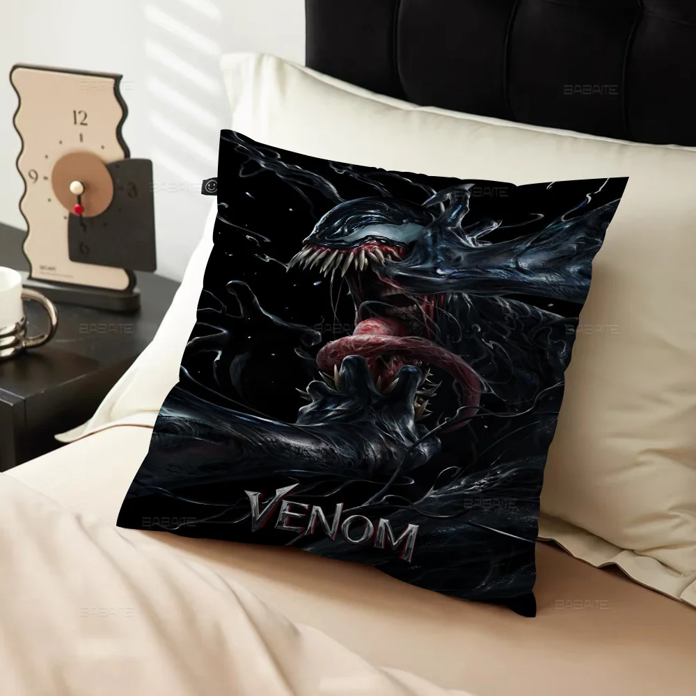 V-Ven-omes Maple Design Cushion Cover Happy Autumn Harvest Decor Holiday Decorati Pillow