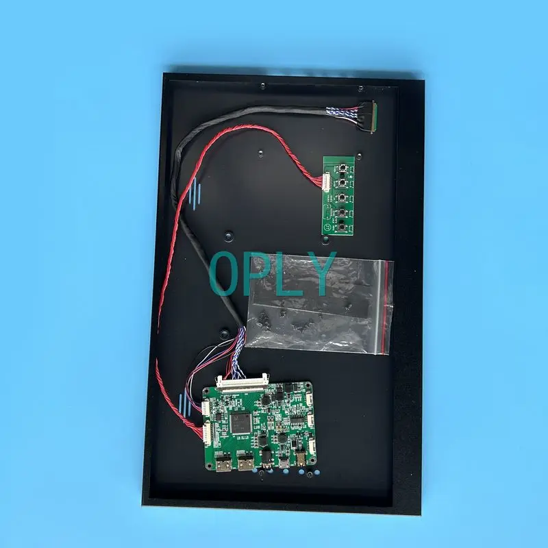 

Набор для самостоятельной сборки LP156WF4 1920*1080, портативный дисплей с микро USB, LVDS, 40-контактная плата драйвера контроллера + металлическая Φ 15,6 "2 Mini-HDMI