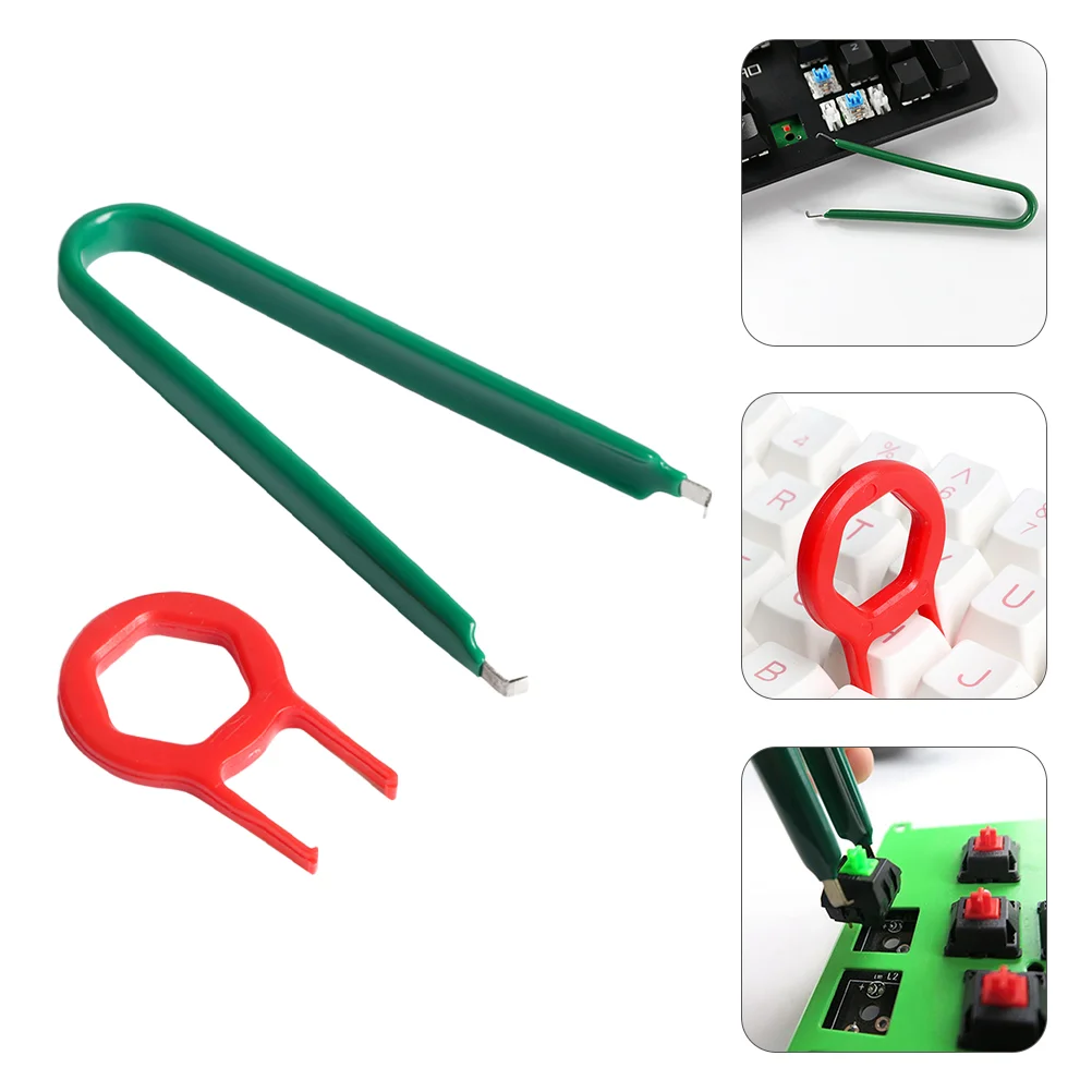 

Key Puller Keyboard Mechanical Switch Captool Remover Tools Clip Keycap Pullers Repairing Removing Rom Extraction Computer