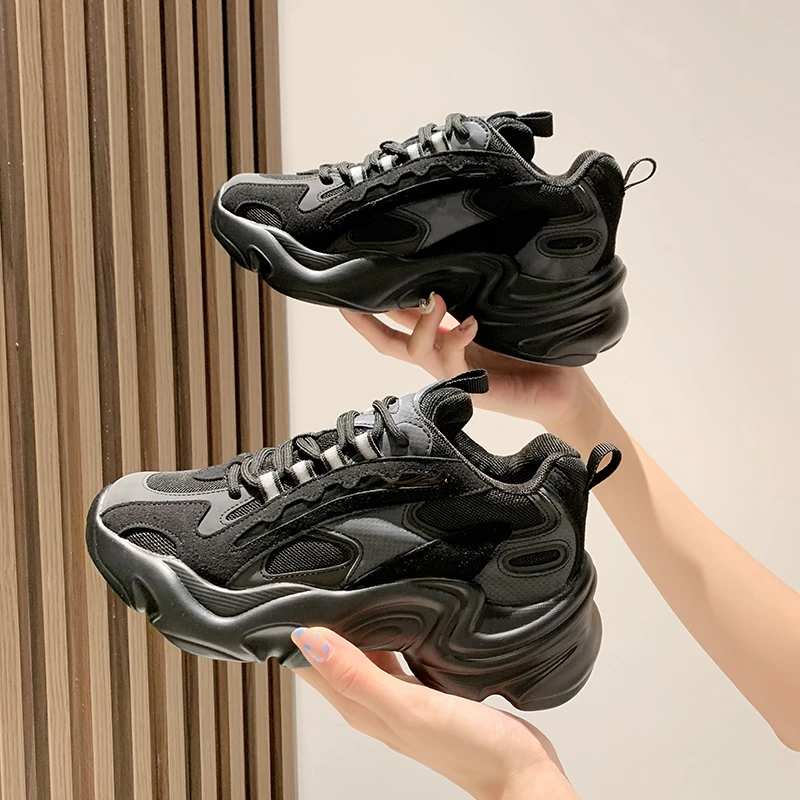 Sneakers New 2021 Autumn Winter Women Shoes Fashion Thick-soled Casual Sports Running Shoes Female Breathable Chaussures Femme