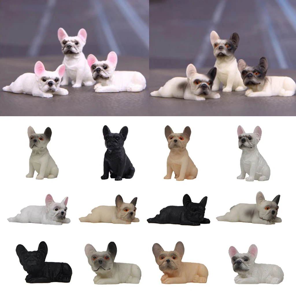 

Figurine Miniature Dog French Animal Resin Figurines Toy