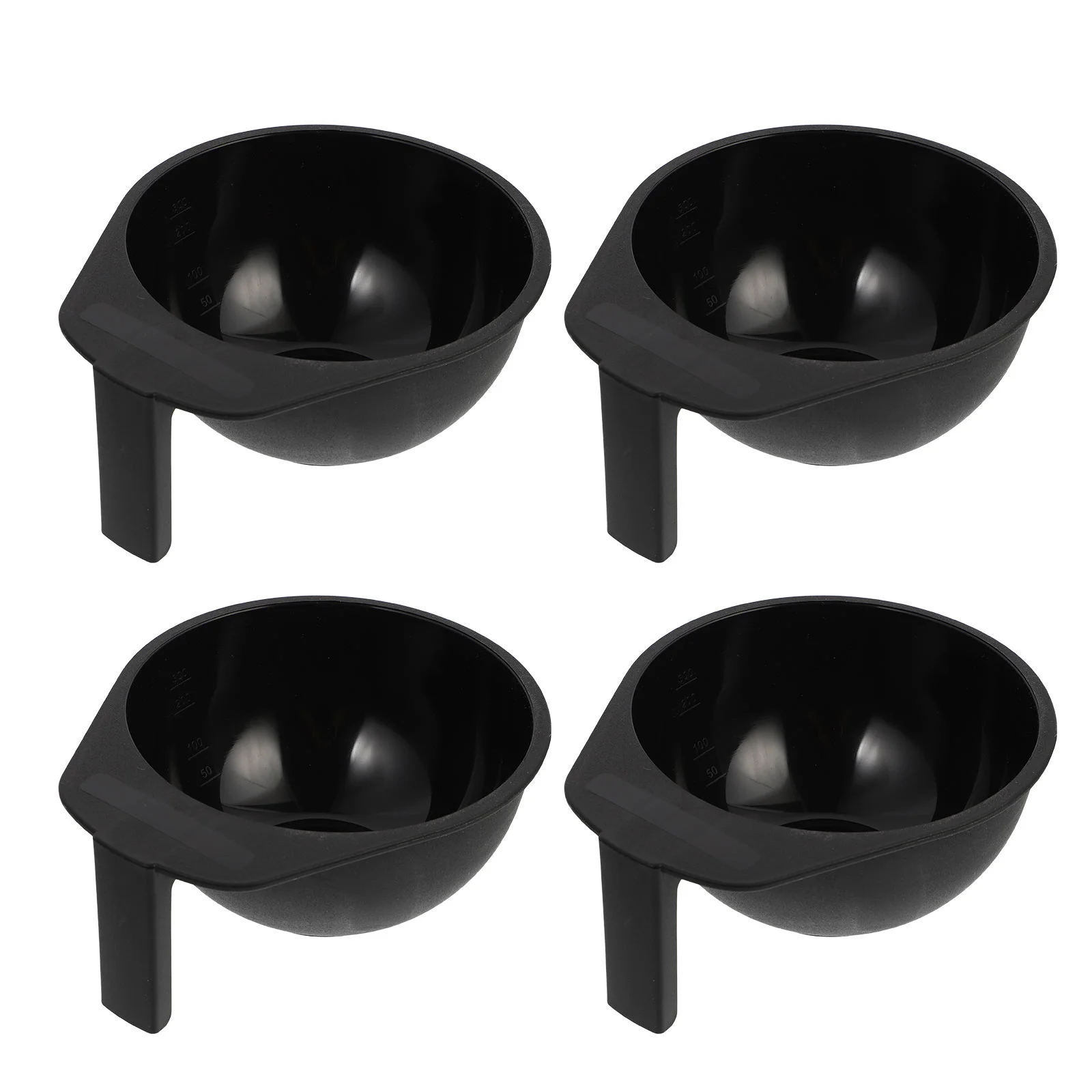 

Hair Color Bowl with Handle Hair Dye Mixing Bowls 4pcs Salon Hair Coloring Dyeing Tint Bowl for Home Barber Shop DIY Color Mixer