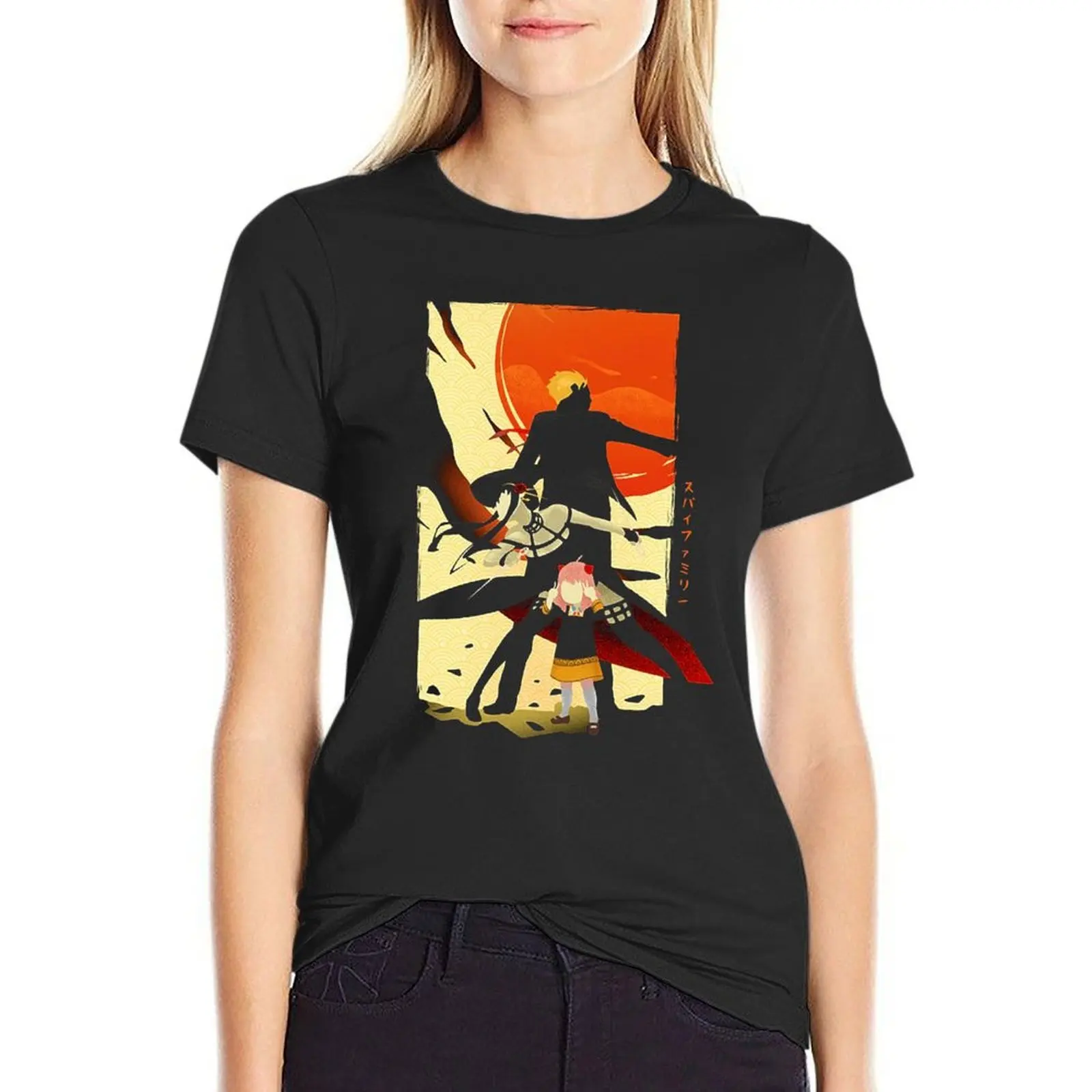 Семейная футболка Anya Забавный летний топ простые футболки для женщин