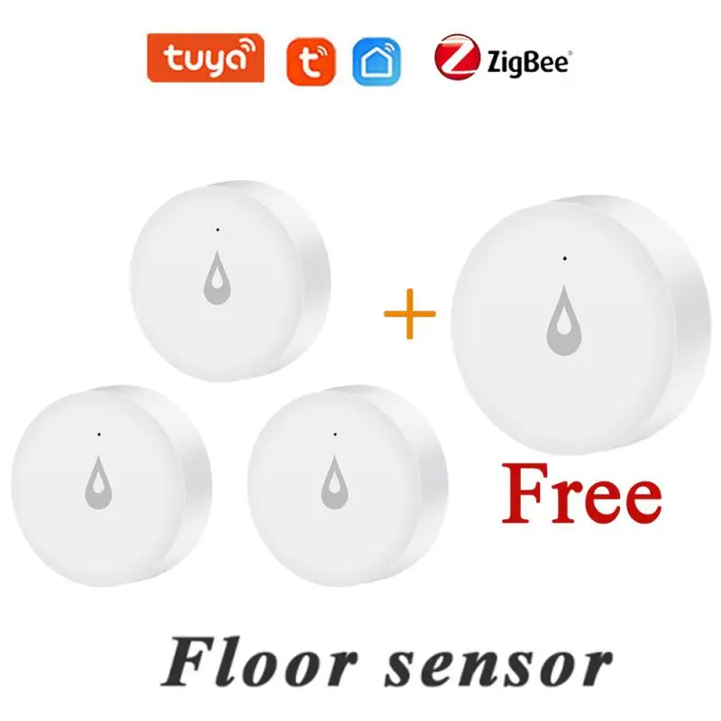 

1-5PCS Tuya Zigbee Linkage Water Leakage Detector Flood Sensor Immersion Security Alarm Overflow Alert Waterproof For Smart Life