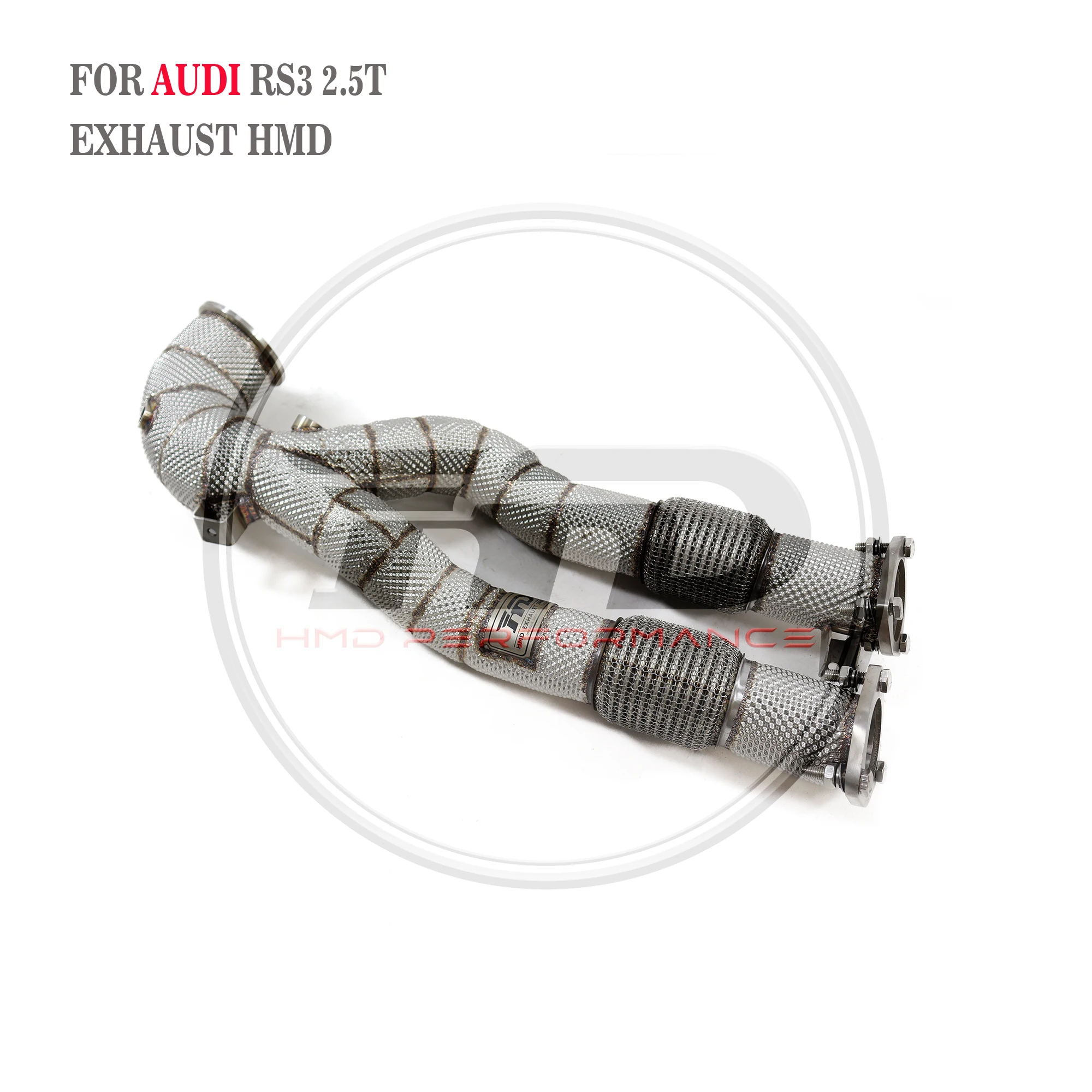 HMD выпускной коллектор выпускная труба передняя Труба для Audi RS3 автомобильные