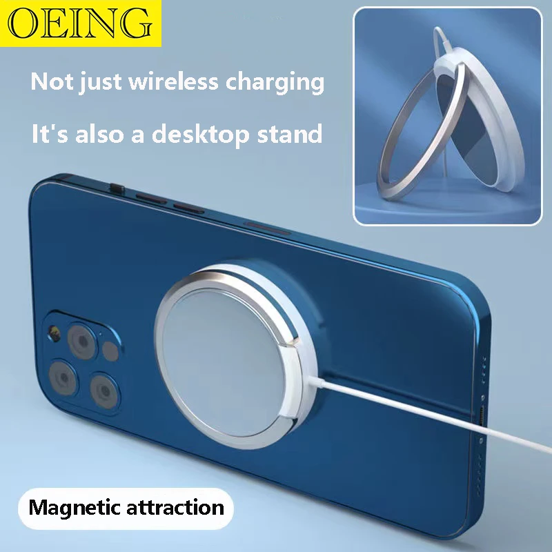 

Magnetic Wireless Charger Holder 15W Fast Charging With Stand for iPhone 15 14 13 12 Pro Max Airpods Phone Chargers Dock Station