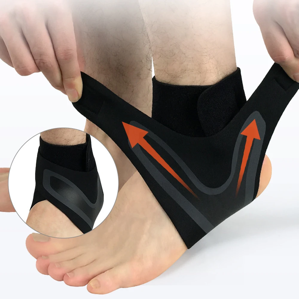

1 Pieces Ankle Support Socks Compression Fitness Anti Sprain Heel Protective Pressurizable Bandage Foot Left Right Feet Sleeve
