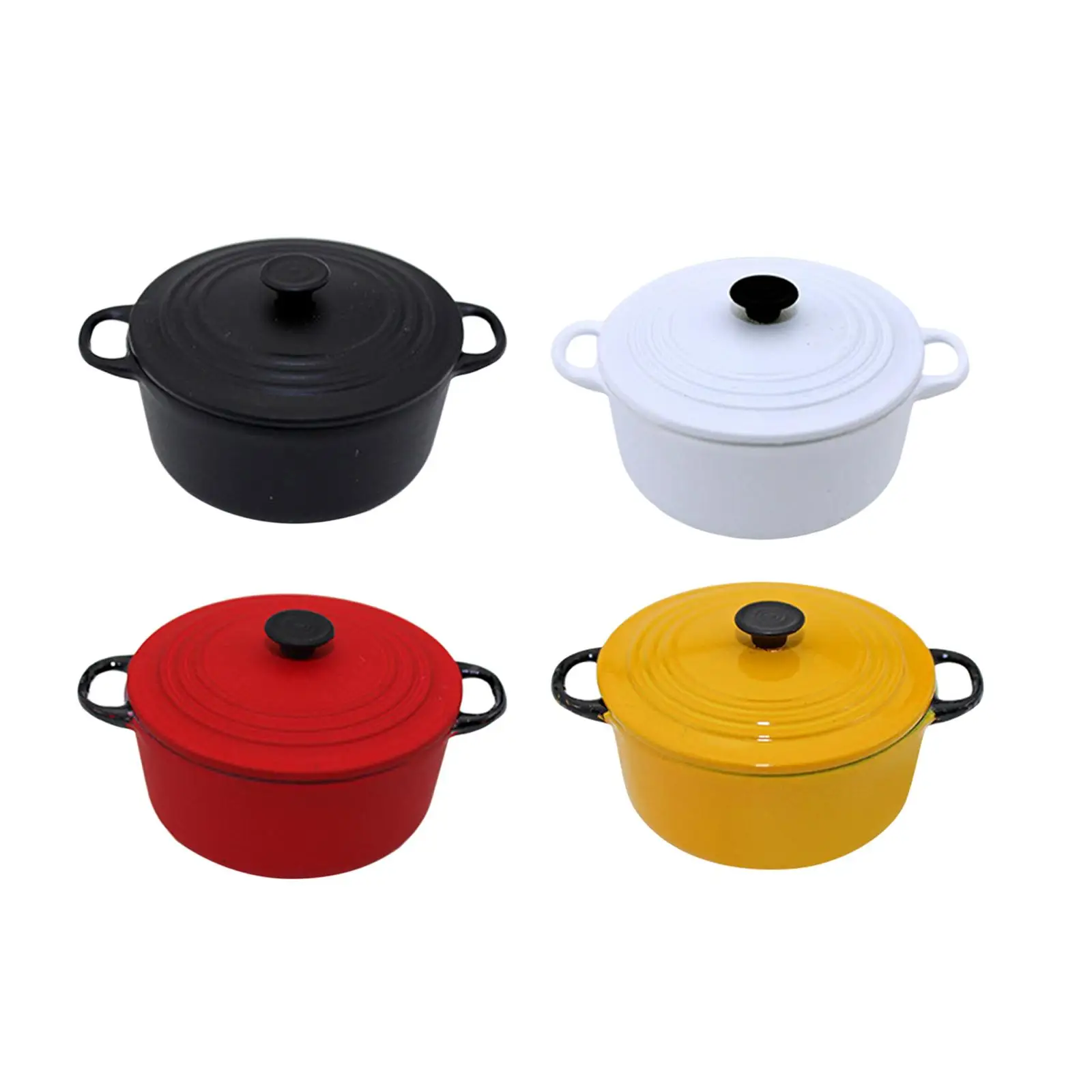 

Мини-горшки для кукольного домика, миниатюрные кухонные аксессуары, суповая кастрюля для кухни, столовой, Декор