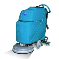 commercial industrial workshop floor scrubbing machine shopping mall factory electric push type ground suction and drag sweeper