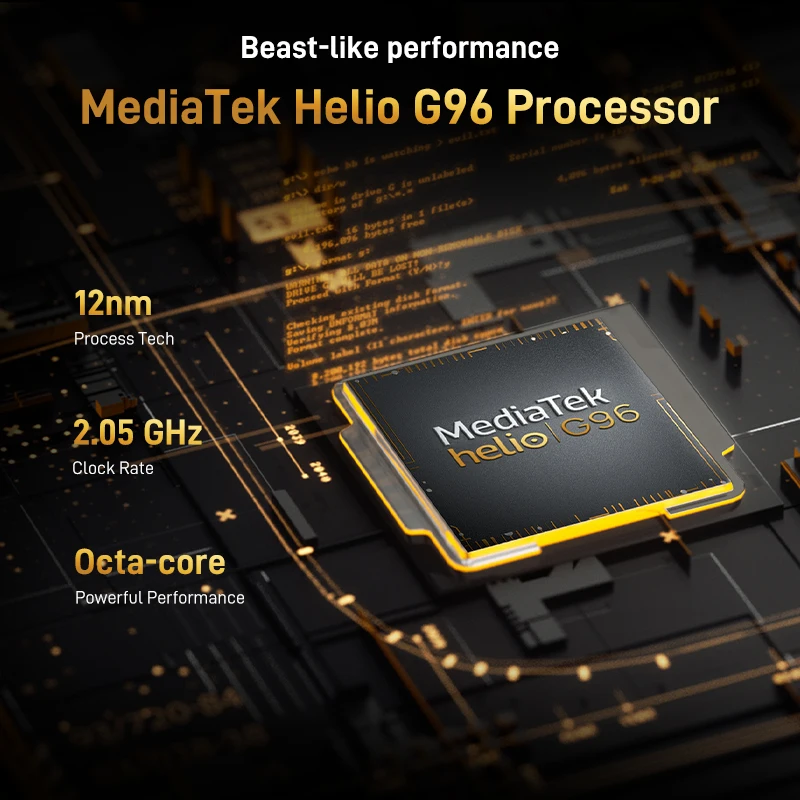 Защищенный телефон DOOGEE S98 6 3-дюймовый FHD-экран с каплевидным вырезом Helio G96 Octa Core 64MP