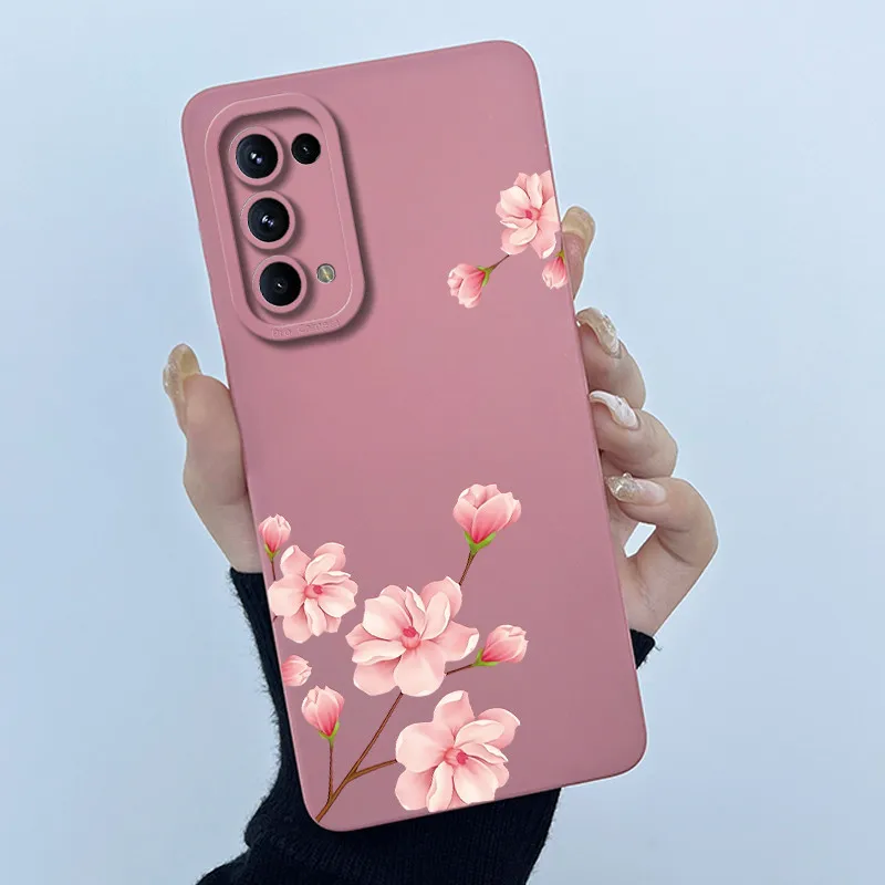 New Design Casing For OPPO Reno5/5 Pro 5G/4 4G/4 4G/6 4G Cartoon Labubu Liquid Protective Silicone Soft TPU Phone Cover Case