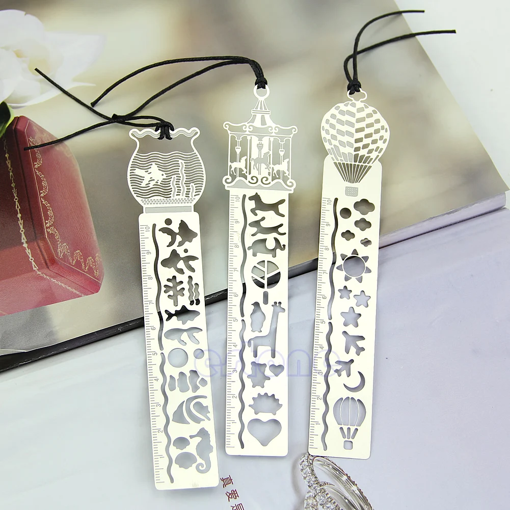 

1pc for Creative Gifts Ultra-thin Hollow Metal Fairy Tale World Ruler