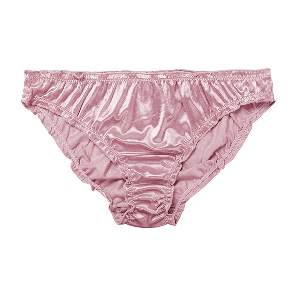 

Women Panties Silk Satin Thong G-String Knickers Sexy Underwear Erotic Lingerie Comfot Panties Cotton Crotch Underpants