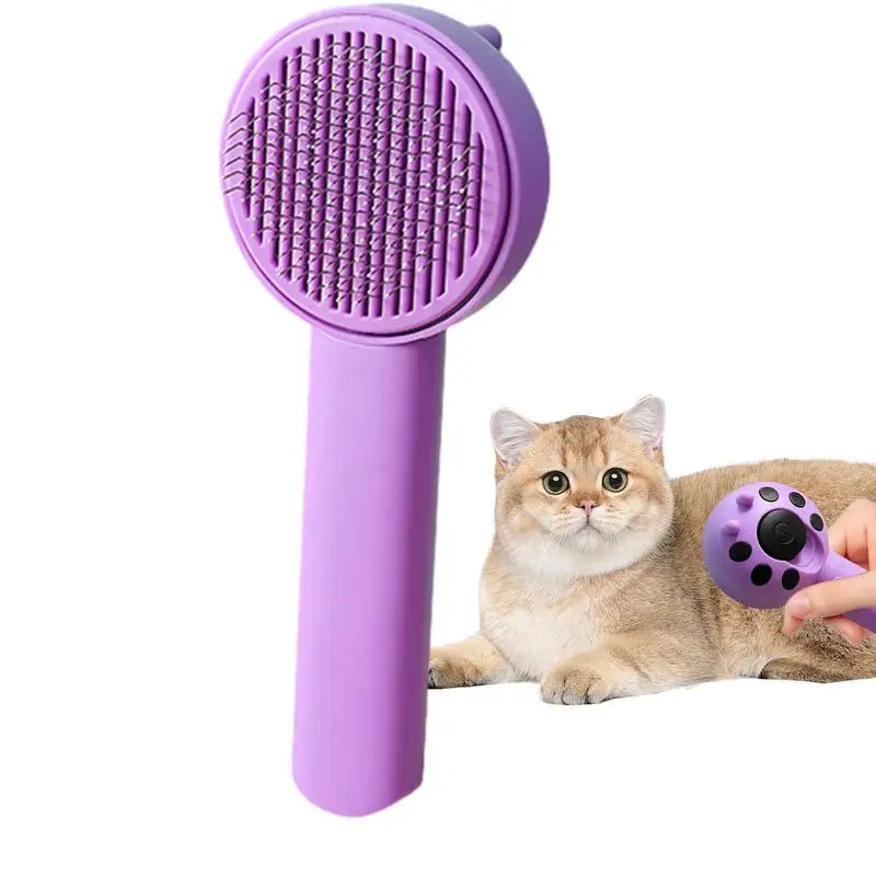 

Dog Deshedding Brush Lightweight Pet Grooming Brush Easy Tangles Removing Effective Undercoat Rake Brush For Small Medium Large
