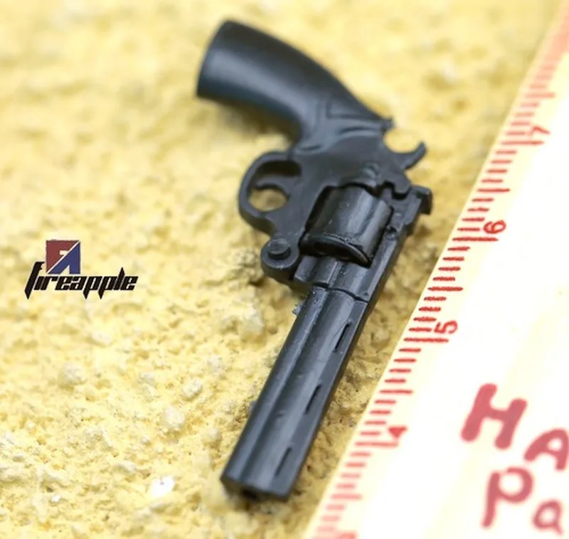 

1:6 Cole Python 357 Revolver Black 4D Plastic Gun Model for 12" Action Figure Soldier Weapon Accessory