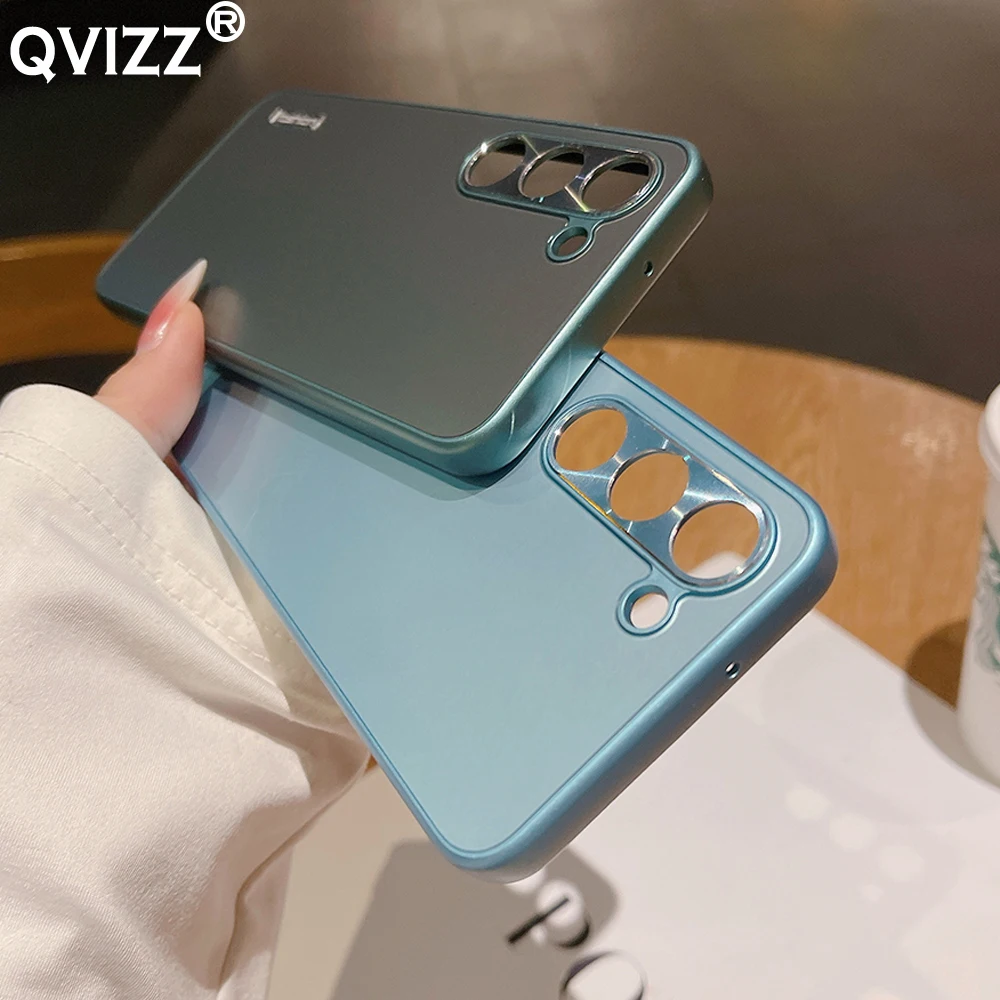 

Роскошный чехол для Samsung Galaxy S23 Ultra Plus S22 S23Ultra с мягкими краями, противоударный металлический чехол для телефона SamsungS23Ultra