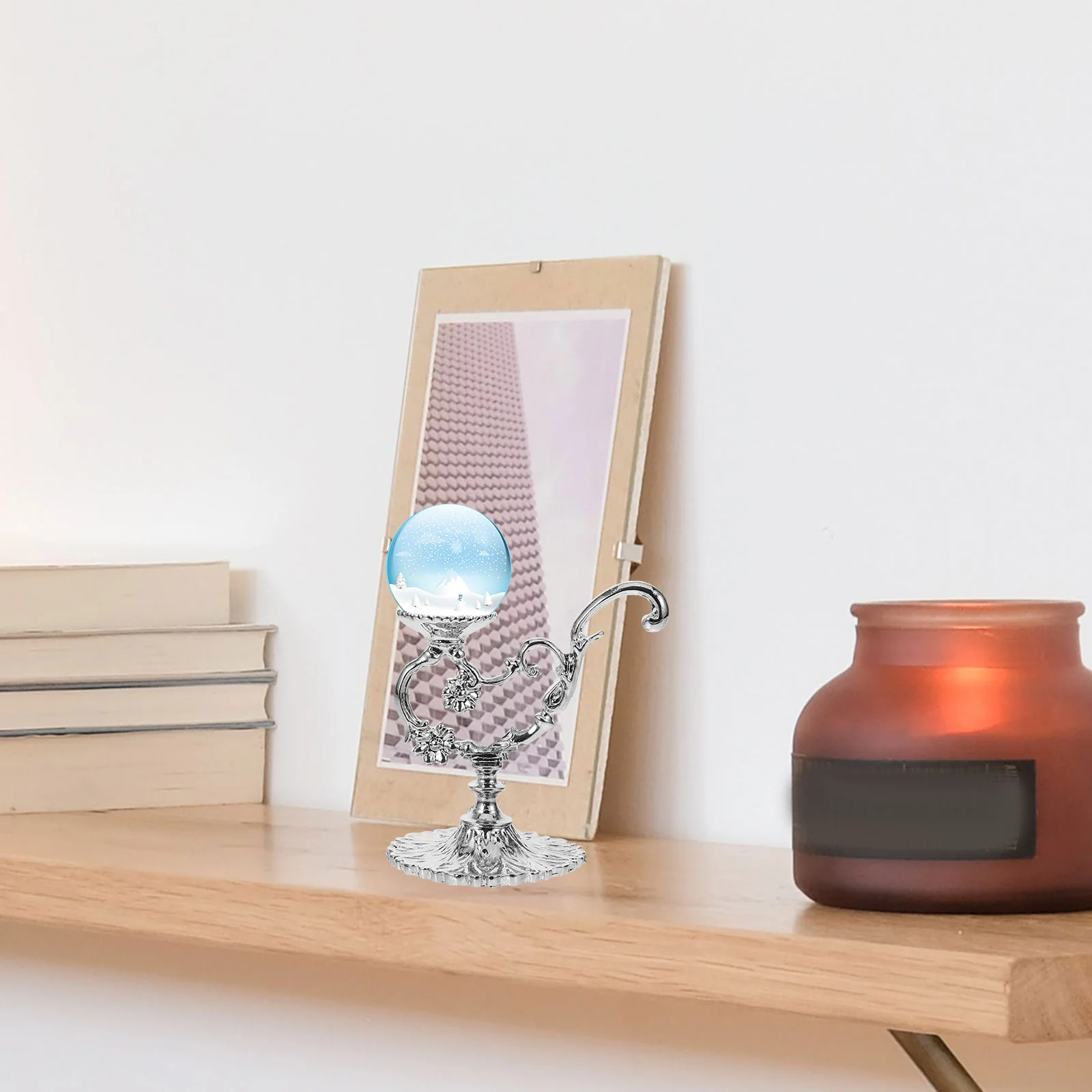 

Metal Crystal Ball Stand Desktop Crystal Ball Holder Reusable Crystal Ball Organizer