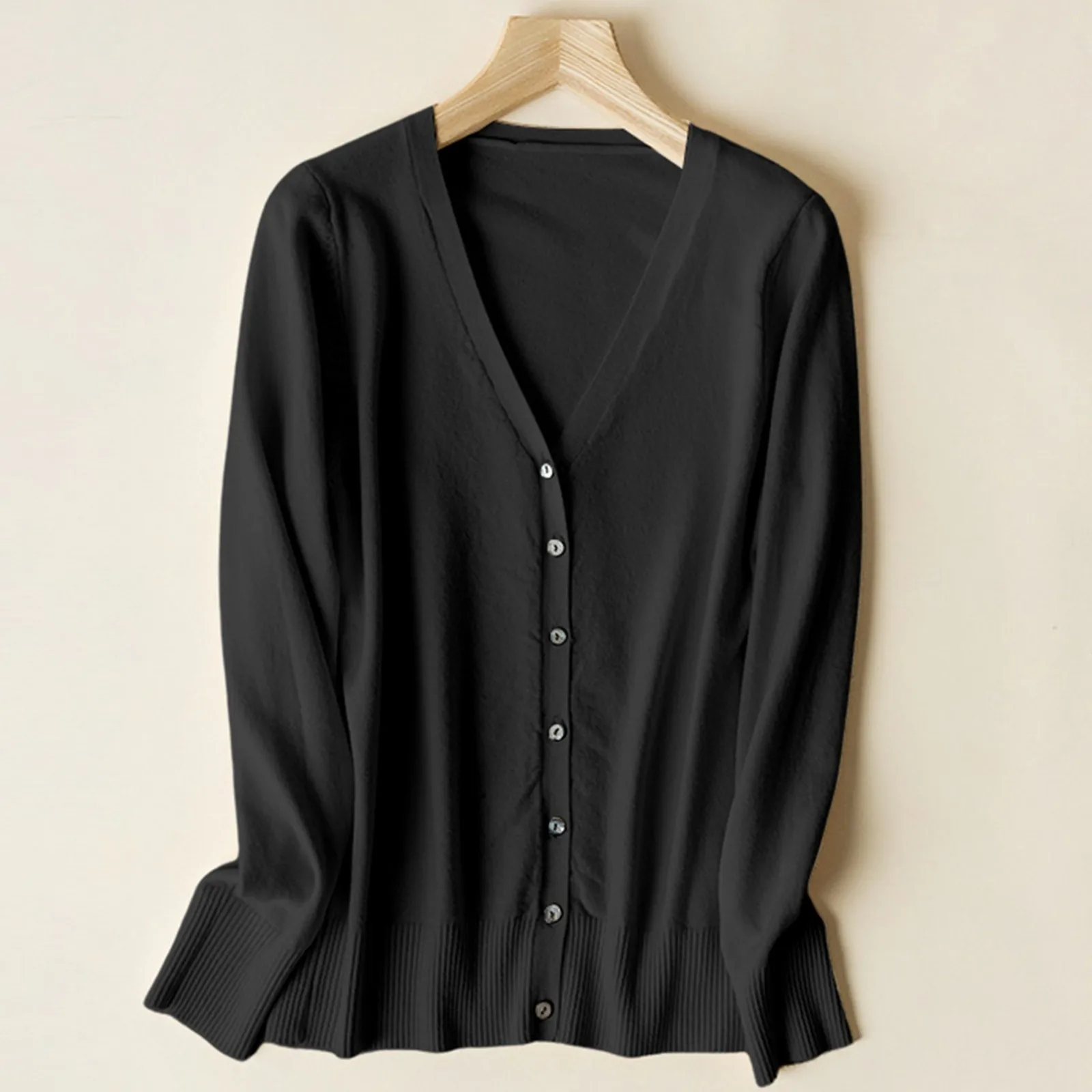 2024 весенне-осенний женский вязаный кардиган свитер пальто женская верхняя