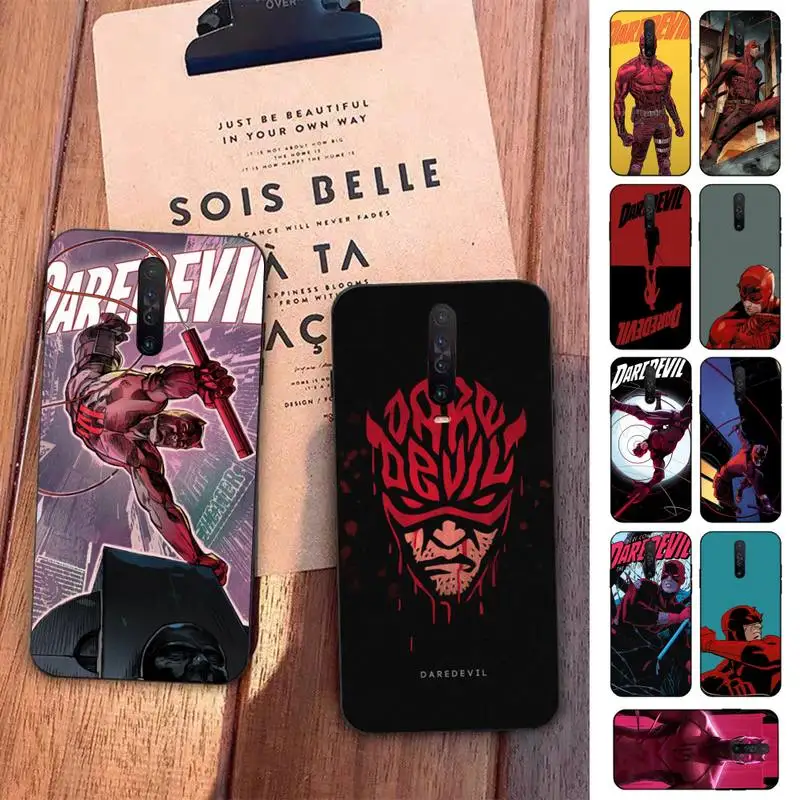 

Marvel Avengers Daredevil Phone Case for Redmi 5 6 7 8 9 A 5plus K20 4X S2 GO 6 K30 pro