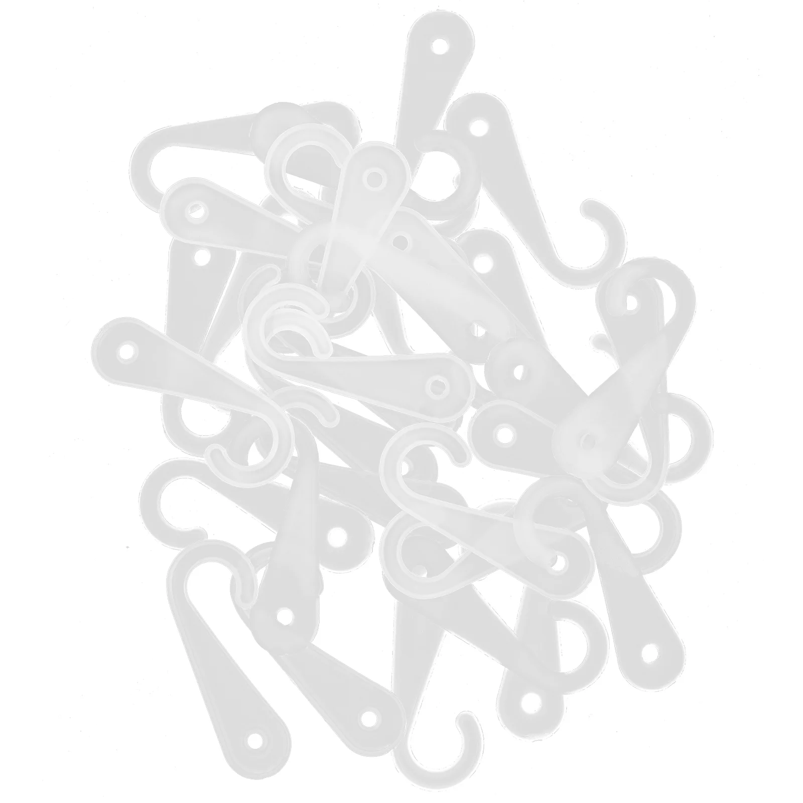 

500pcs Plastic PP Sock Display Hooks J-Hooks for Socks Retail Display Hanger