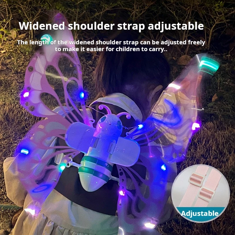 Светящаяся в темноте электрическая игрушка с крыльями бабочки и музыкальными