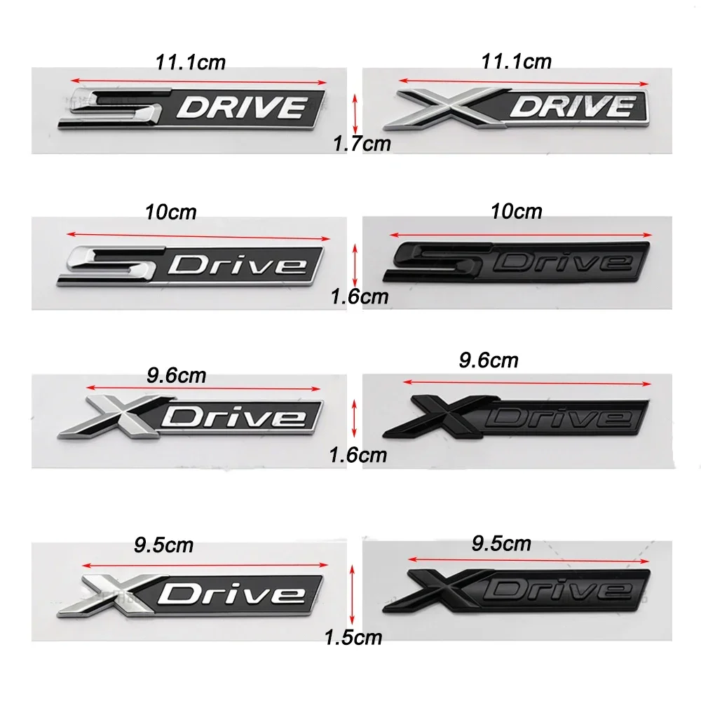 ABS XDRIVE SDRIVE значок автомобиля задний багажник крыло боковая эмблема наклейка для