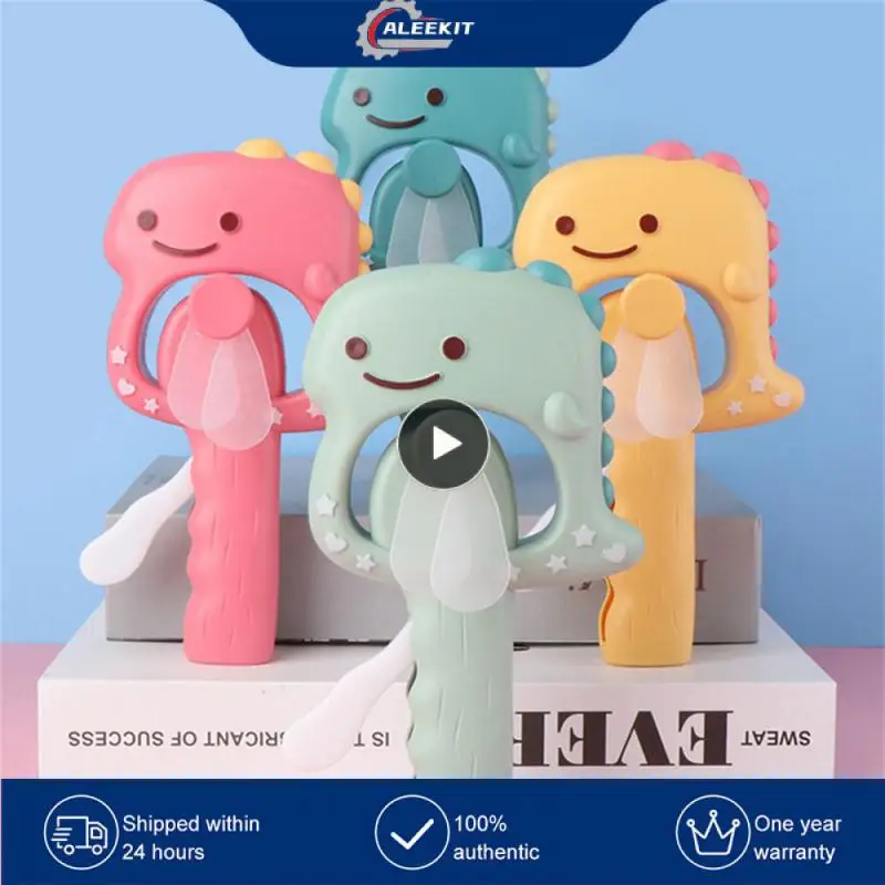 

Мультяшный ручной вентилятор для детей, студентов, веер для динозавров, мультяшный ручной маленький мини-веер, маленький веер для динозавров