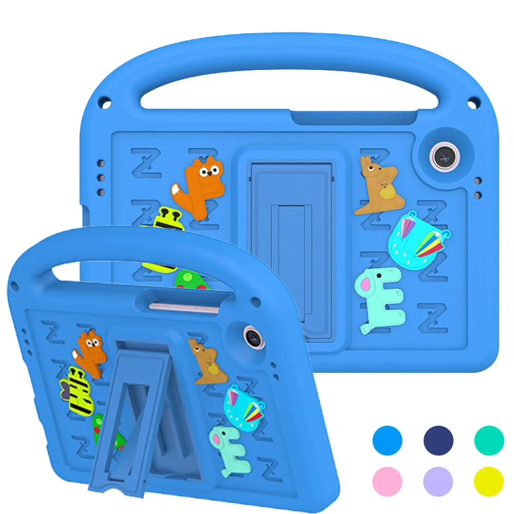 Для Samsung Galaxy Tab A9 2023 8 7-дюймовый SM-X110 SM-X115 детский безопасный чехол с мультяшным