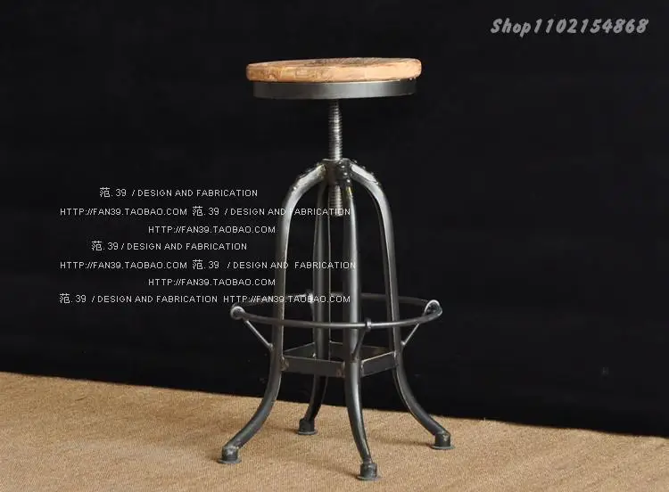 Европейский ретро стул из массива дерева неоклассический американский обеденный стол и высокий стул старый досуговый спинкой на.