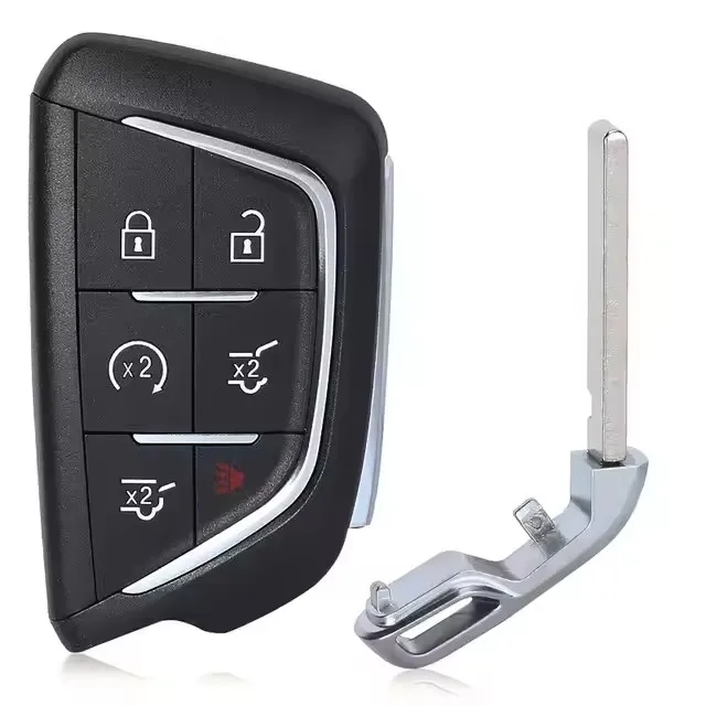 Фото Умный автомобильный ключ-пульт KEYECU для Cadillac CT4 CT5 Escalade 2020-2024, 433 МГц, FCC ID: YG0G20TB1, 6 кнопок, чип ID49 №3