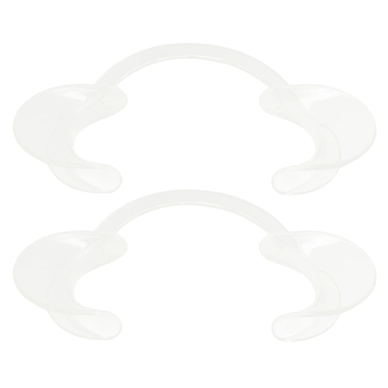 

40 Pack (20 Medium+20 Large) C-Shape Cheek Retractor, Autoclavable Mouth Opener,Disposable Lip Retractor