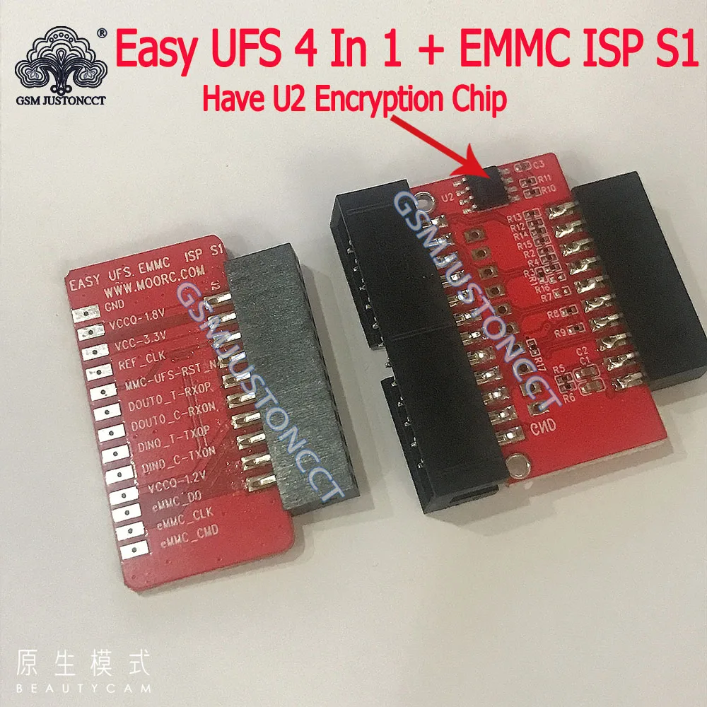 2022 Оригинальный Новый Icfriend Moorc UFS 4 в 1 EASY-JTAG Team с чипом шифрования U2 + простой